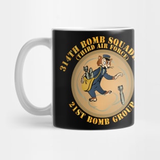 314th Bomb Squadron- 21st BG - WWII Mug